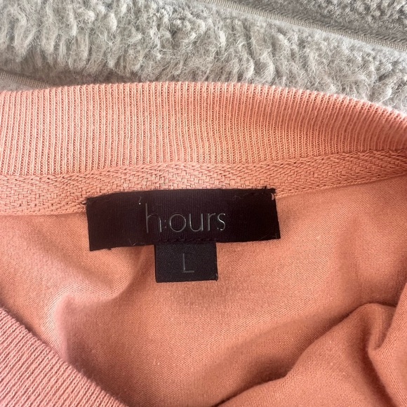 h:ours Dusty Rose Cropped Tee - Picture 6 of 6